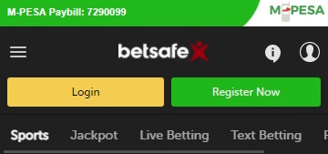 betsafe kenya register