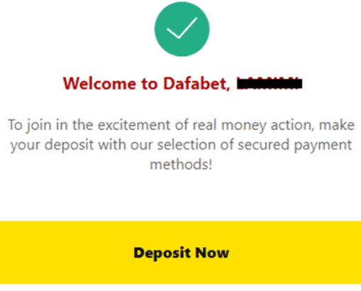 dafabet registration