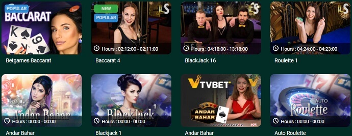 Sahara Games Live Casino 