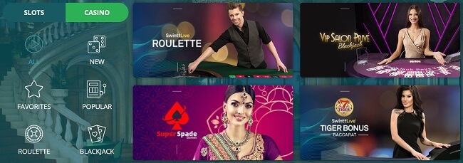 22bet Casino Games