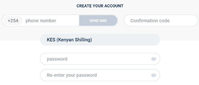 TonyBet Registration Steps Kenya
