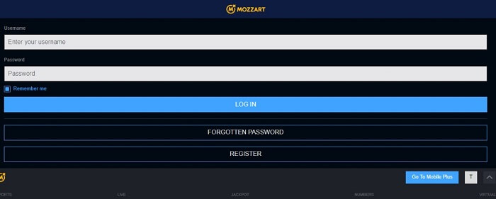 MozzartBet Registration