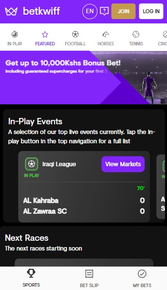 betkwiff Mobile Kenya
