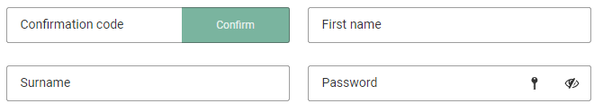 registration form