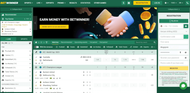 betwinner website